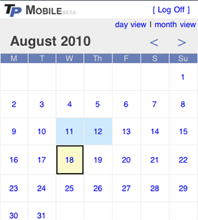 TrainingPeaks mobile application