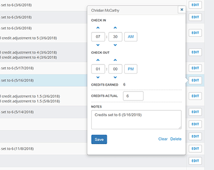 Attendance tracker application