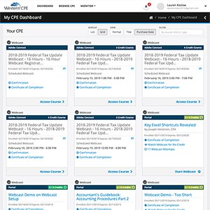 Western CPE learning portal